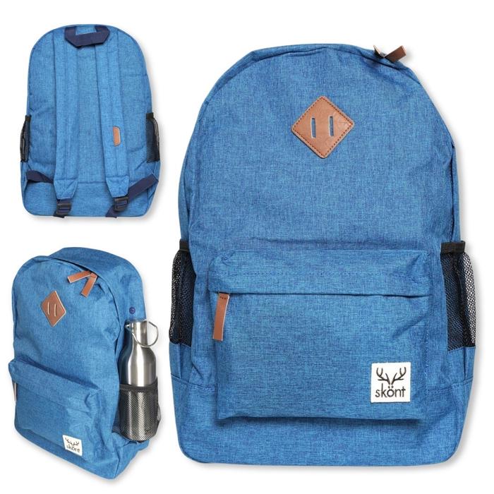 Gambar Scoop Ransel / Backpack Skont - Basic Grey 60680406 - Biru dari Scoop Ideas undefined Tokopedia
