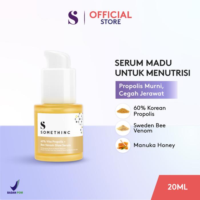 Gambar SOMETHINC 60% Vita Propolis + Bee Venom Glow Serum dari Somethinc undefined Tokopedia