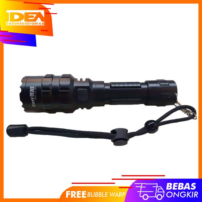 Gambar Senter LED Torch Hunting Cree XM-L L2 6500 Lumens - 701 - Black dari indoelectronica undefined Tokopedia