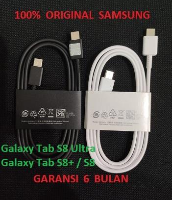 Gambar SAMSUNG Kabel Data Cable Galaxy Tab S8 Ultra S8+ S8 Plus Original 100% - Hitam dari pastioriginalasli undefined Tokopedia