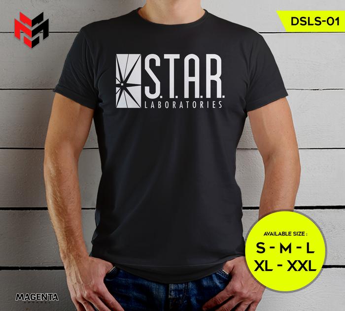 Jual T-Shirt Kaos Star Labs Baju Star Labs DSLS-01_MAROON, L