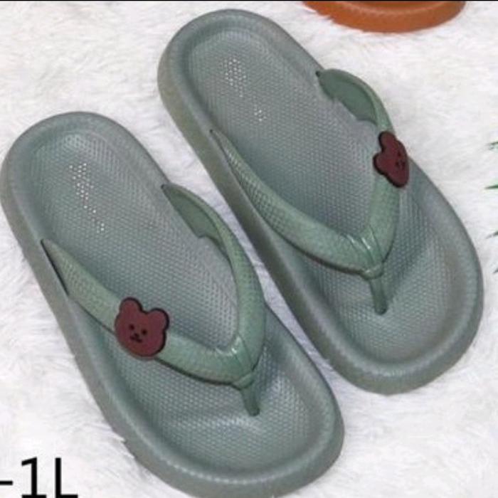 Gambar Sandal Jepit Wanita Import Bear M2288-11 size - Matcha, 41 dari REPUBLIK SANDAL undefined Tokopedia