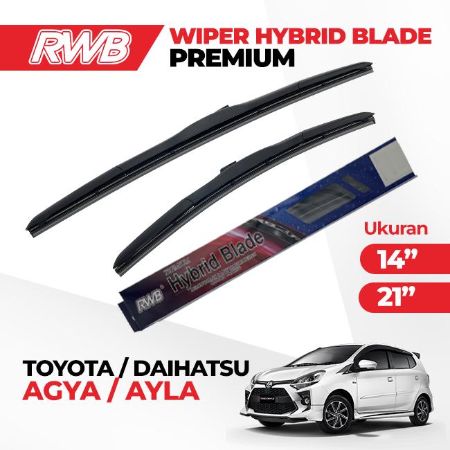 Gambar Wiper Mobil Agya/Ayla Sepasang - WIPER HYBRID dari OTOPART.id Aksesoris Mobil undefined Tokopedia
