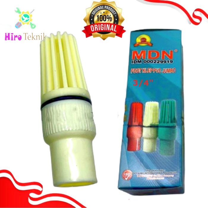 Gambar HPP Foot Klep 3/4" PVC Jumbo / Foot Valve PVC / Saringan Kotoran Pipa - 3/4" inch dari Hiro Teknik ID undefined Tokopedia
