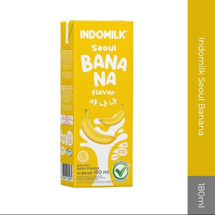 Gambar SUSU UHT INDOMILK SEOUL BANANA same day instan only dari Top mainan undefined Tokopedia