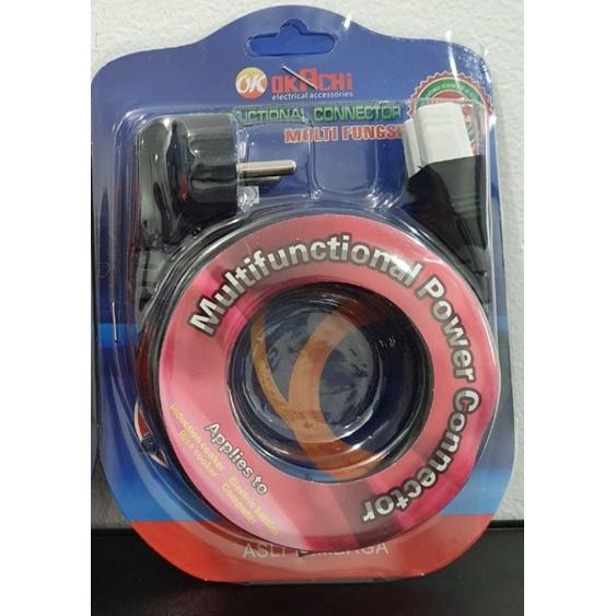 Gambar Kabel Power OKACHI Multifungsi /Kabel Magic com / Kabel Komputer bagus - Hitam dari JayaBersamaELc undefined Tokopedia