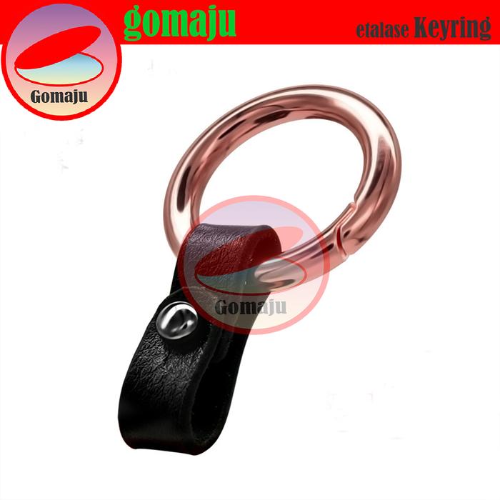 Gambar ROUND CIRCLE KEYCHAIN KEYRING GANTUNGAN KUNCI MODEL LINGKARAN - Rs.Gold dari Gomaju TikStor undefined Tokopedia