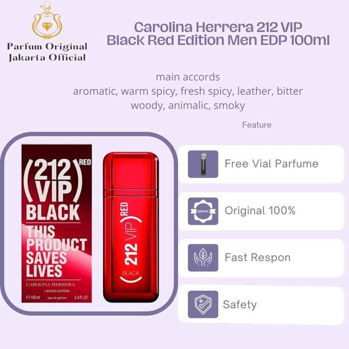 Carolina Herrera 212 VIP Black Red 