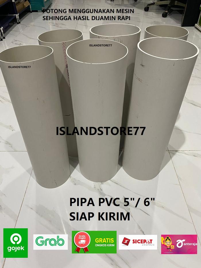 Gambar PIPA PVC 6" INCH KELAS AW PER 1 METER PIPA PARALON - TANPA MOF dari island store 77 undefined Tokopedia