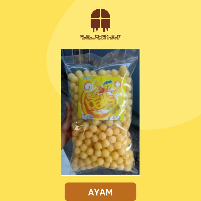Gambar Chiki Balls Snack 250gr Rasa Ayam, Keju, Coklat - Ayam dari Alel coklat dan snack undefined Tokopedia