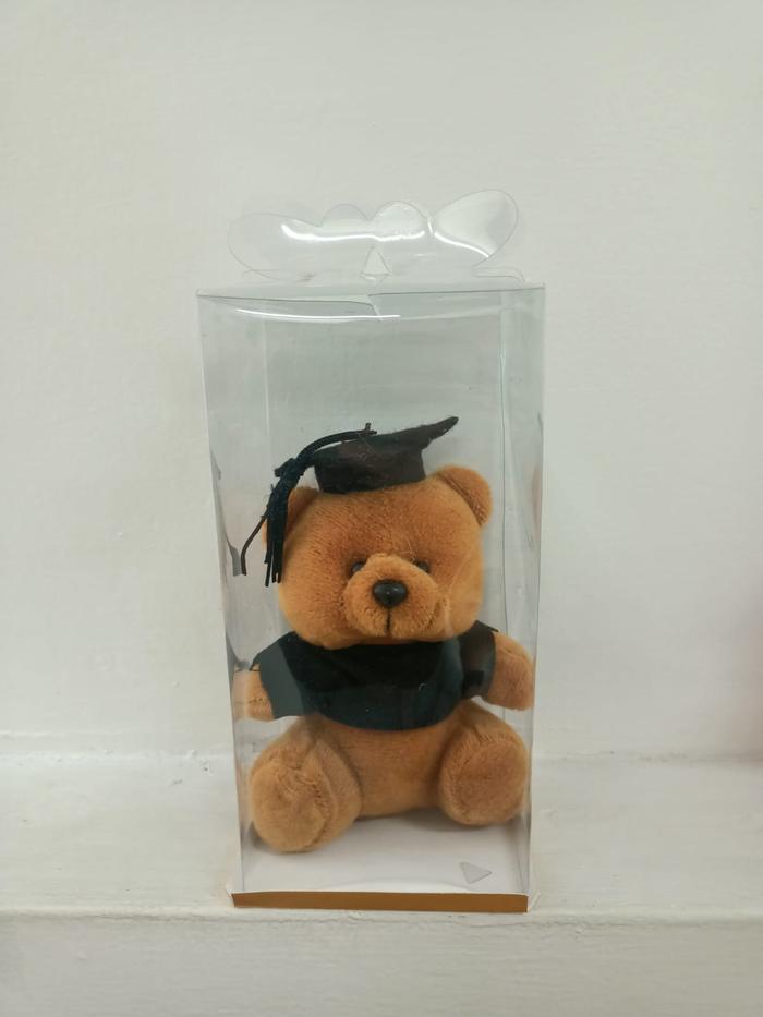 Gambar MK001 Mika Acrylic Akrilik kotak box + Tatakan Kemasan Boneka Souvenir - 10x10x16 dari Nyonya Lie undefined Tokopedia