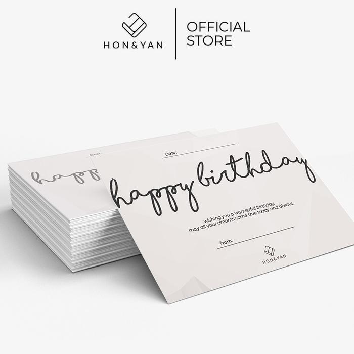 Gambar HONYAN GIFT CARD SPECIAL DAY /KARTU UCAPAN HARI SPESIAL ULANG TAHUN - Birthday dari HonYan_ID undefined Tokopedia