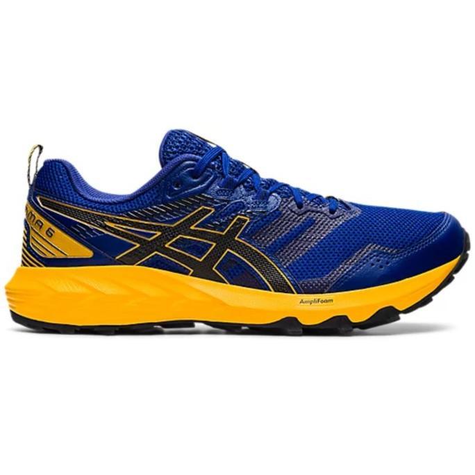 Gambar ASICS GEL-SONOMA 6 MENS TRAIL RUNNING SHOES - MONACO BLUE/BLACK - US 8 dari Sneakers Running Gibran undefined Tokopedia