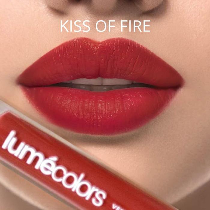 Gambar Lumecolors Lipstik Velvet Lipcoat 10 Colors Tahan 12 Jam - Kiss Of Fire dari Lumecolors Mall undefined Tokopedia