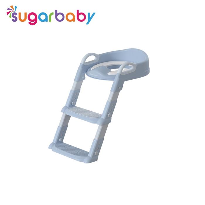Gambar Sugar Baby Potty Training Seat & Ladder - Toilet Set Anak - Blue dari Baby Wise BSD undefined Tokopedia