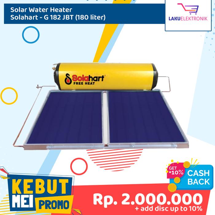 Jual Pemanas Air Tenaga Surya Solahart Solar Water Heater 182 Free Heat -  Kota Tangerang Selatan - Laku Elektronik | Tokopedia