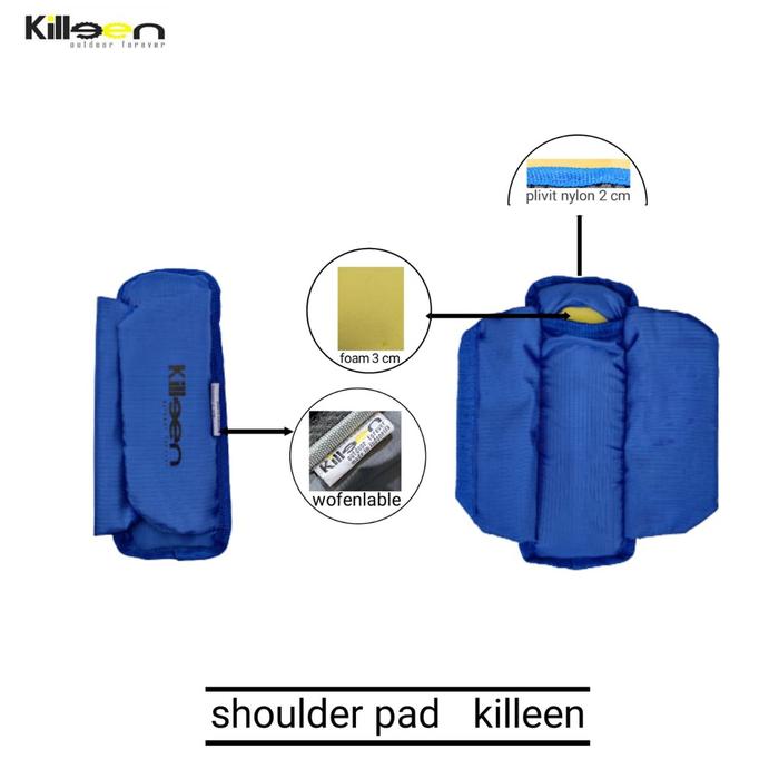 Gambar shoulder pad busa bahu empuk pundak tas ransel anti pegal tumpuan bahu - Killen B/A dari KRISKA LEO SHOP undefined Tokopedia