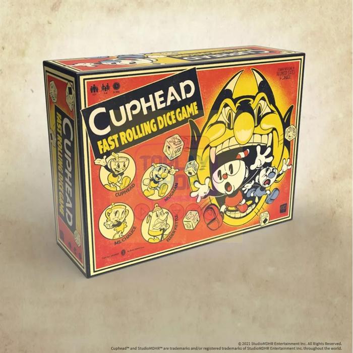 Gambar Official Original Board Game Cuphead: Fast Rolling Dice Game English dari Toplay Shop undefined Tokopedia