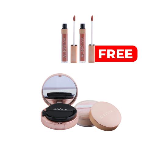 Gambar Alraiya Paket (Cushion Light + Powder + Lipcream Promenade + Vintage) dari Tira Smart Family undefined Tokopedia