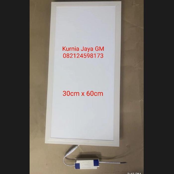Gambar Panel Led 48watt 60 x 60cm 30 x 60cm 30 x 30cm Lampu Panel LED Kotak - 30cm x 60cm dari Kurnia Jaya GM undefined Tokopedia