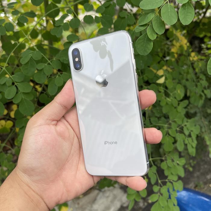 Gambar Iphone X 64 Gb Fulset - Silver, 64 gb dari Daily Auction undefined Tokopedia