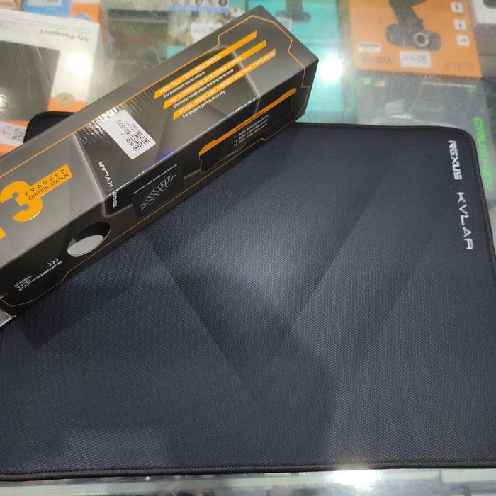 Gambar Rexus KVLAR Gaming Mousepad - T3 - 350x250 Small Size - Hitam dari MXKomputer_NEW undefined Tokopedia