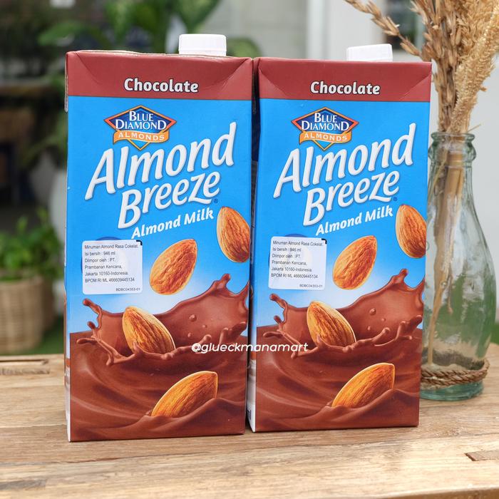Gambar Almond Breeze Chocolate - Almond Milk 946ml - Susu Almond - Susu Vegan dari glueckmanamart undefined Tokopedia