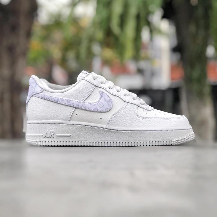Jual Nike Air Force 1 White Paisley Essentials 100% Original 