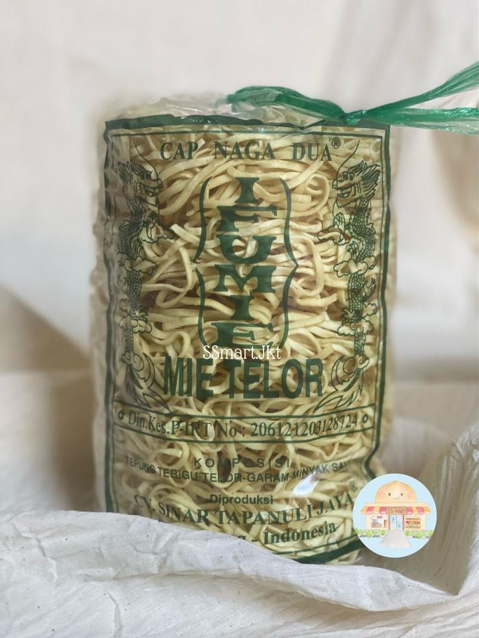 Gambar Ifumie Cap Naga Dua / Mie Telor Naga Medan / Mie Telur 500gr - 1 Bks dari SSmart JakSel undefined Tokopedia