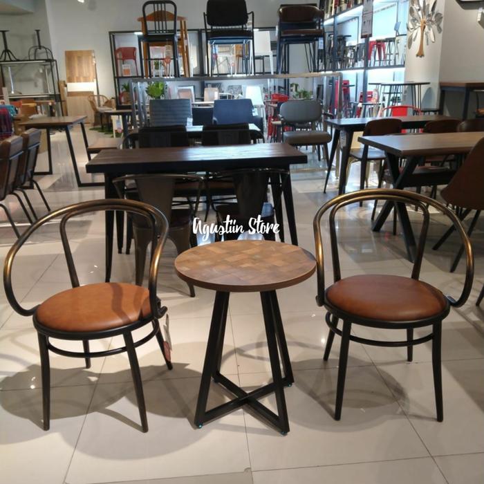 Gambar Informa Set Kursi Teras Industrial AG01 - Meja Bulat dari By.Agustin undefined Tokopedia