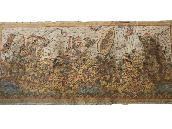 Gambar Lukisan Bali Wayang Kamasan Lawas Tua Kuno dari Indotique undefined Tokopedia