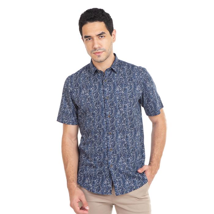 Gambar MANLY Kemeja Slim Fit Aldery Navy - S dari MANLY Collection undefined Tokopedia