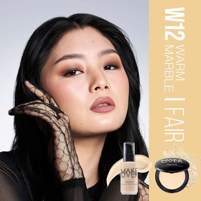 Gambar Make Over Makeover Powerstay Matte Powder Foundation 12 g - 20 warna - W12 Warm dari Be Beautycare undefined Tokopedia