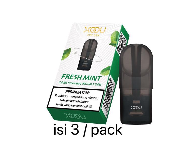 Gambar ( Fresh Mint ) Relx Infinity Essential 3 pods merk XOOU masuk ke RELX - Fresh Mint dari indosans undefined Tokopedia