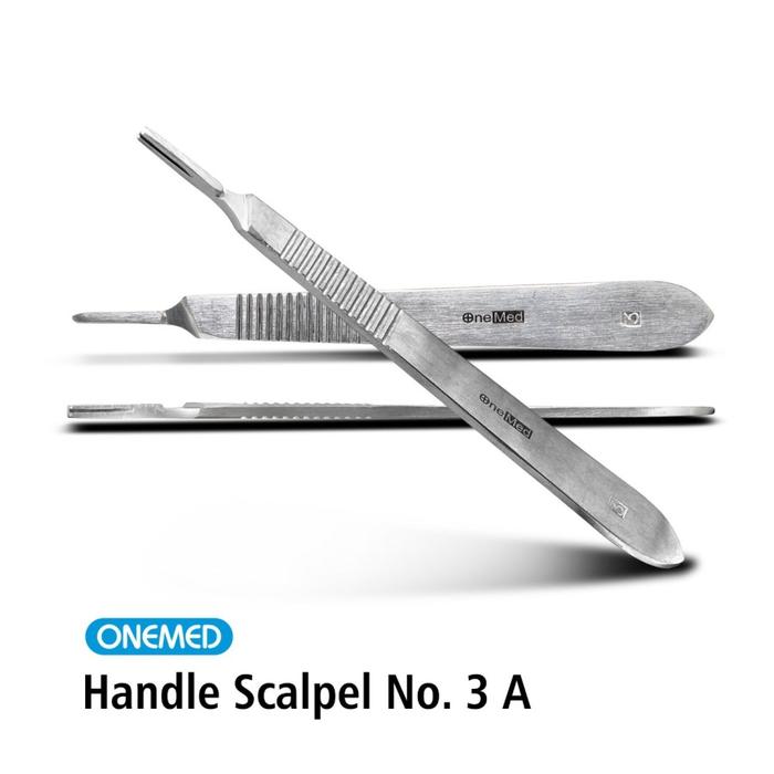 Gambar ONEMED - Handle Scalpel No 3 / 4 | Gagang Pisau Bisturi One Med - No 4 dari INTI MEDIKA STORE undefined 2 Tokopedia