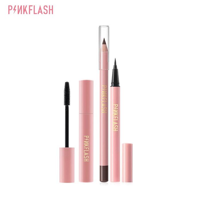 Gambar PINKFLASH Eyes Set Eyeliner Eyebrow pencil Waterproof Maskara Bundling - #01 dari PINKFLASH STORE Kab. Tangerang Tokopedia