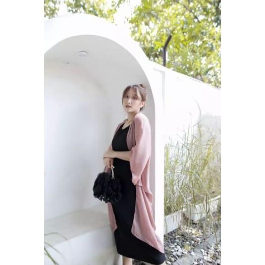 Gambar OUTER SCRAFT POLOS WANITA MURAH AESTHETIC/OUTER SCARF/CARDIGAN FASHION - moca dari kimiq fashion store undefined Tokopedia