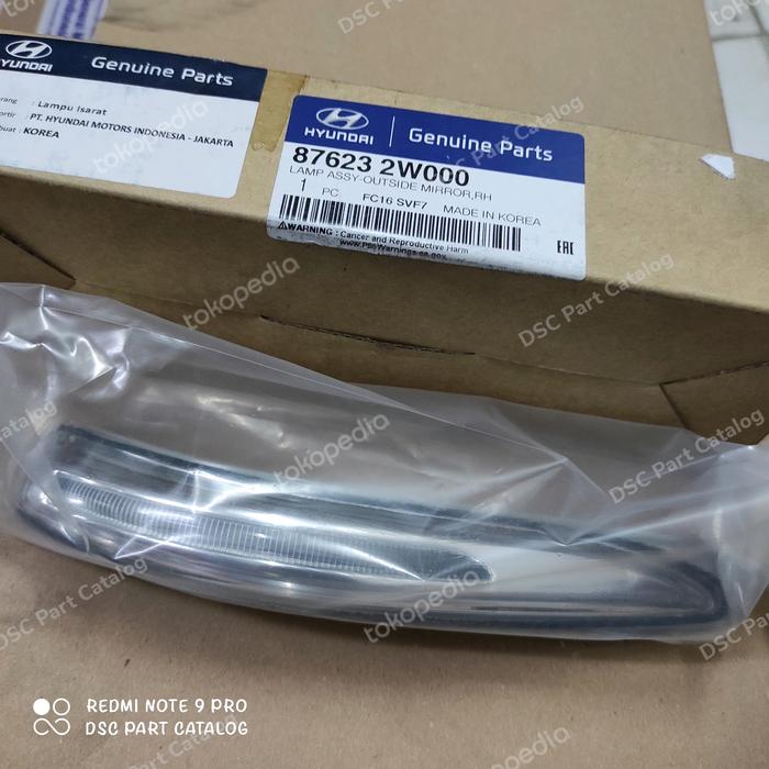 Gambar LAMPU SEIN SPION MIRROR LAMP HYUNDAI SANTAFE NEW SANTAFE GENUINE PART dari DSC Part Catalog undefined Tokopedia