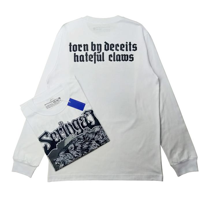 Gambar Longsleeve Seringai - Ls.Wolf White, S dari Indielable undefined Tokopedia