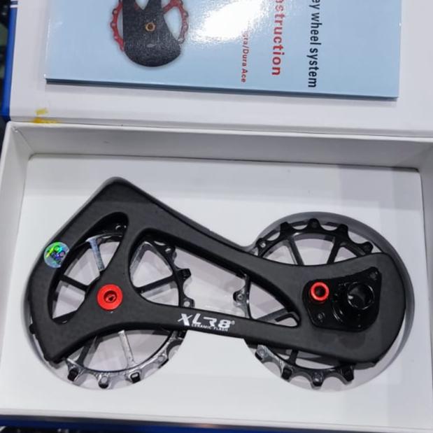 Gambar SHIMANO DURA-ACE ULTEGRA OSPW CERAMIC PULLEY 9070/9000/6870/6800/6770 - Hitam dari RUDYBIKE undefined Tokopedia