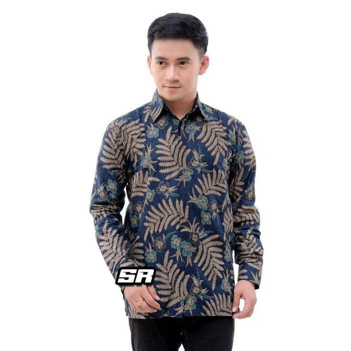 Gambar kemeja batik pak Jokowi bulu wayang kulit ukuran m l xl xxl - kmj putri malu, M dari Barhan_batik undefined Tokopedia