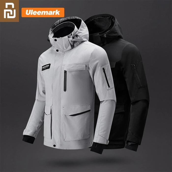 Jual Youpin Uleemark Men's Waterproof Multi Pocket Jacket Jaket