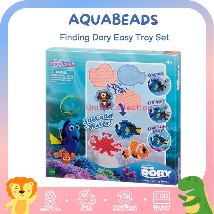 Gambar Aquabeads Disney Pixar Finding Dory Easy Tray Set Mainan Anak Kerajinan Octopus dari Unity Collection undefined Tokopedia