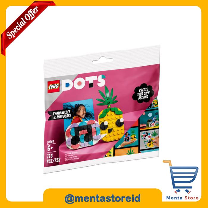 Gambar LEGO Dots 30560 Pineapple Photo Holder and Mini Board Polybag MISP Ori dari Menta Hobbies undefined Tokopedia