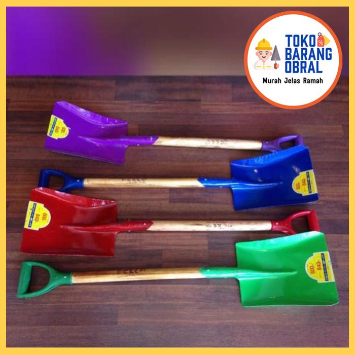 Gambar Skop Papak Gagang Kayu Kepala Besi Warna Belco / Sekrop / Sekop Pasir - Ungu dari Toko Barang Obral undefined Tokopedia