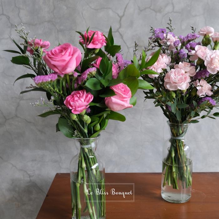Gambar Bunga Meja | Bouquet in a Bottle | Buket bunga Hiasan Kantor Rumah dari Le Bliss Bouquet undefined Tokopedia