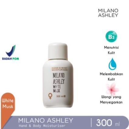 Gambar MILANO ASHLEY White Musk Hand & Body Lotion Moisturiser - 150ml dari POVSTOREID undefined 5 Tokopedia