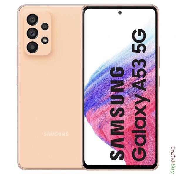 Gambar FREE ADAPTOR 25 WATT SAMSUNG GALAXY A53 5G DENGAN RAM PLUS - peach, 8/256 dari SURABAYA PHONECELL undefined Tokopedia