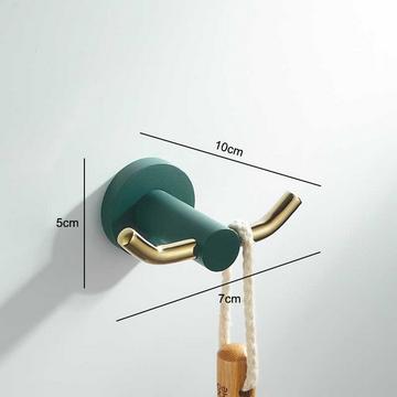 Gambar Aksesoris Rak Kamar Mandi Bahan Tembaga Warna Hijau / Emas Gaya Nordic - E dari Arieleza Store undefined Tokopedia