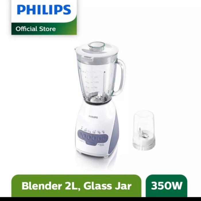 Gambar BLENDER PHILIPS HR 2116 KACA PHILIPS HR 2116 - Abu-abu dari Lucky Elektrik undefined Tokopedia